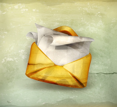 Letter, old-styleのイラスト素材