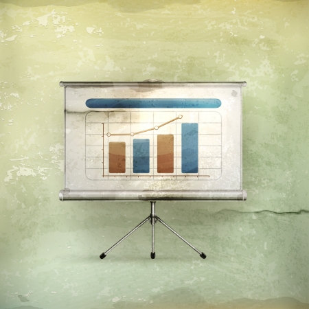 Projection screen, old-styleのイラスト素材