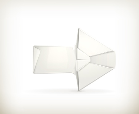 Origami arrowのイラスト素材