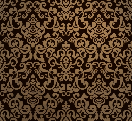 Vintage seamless patternのイラスト素材