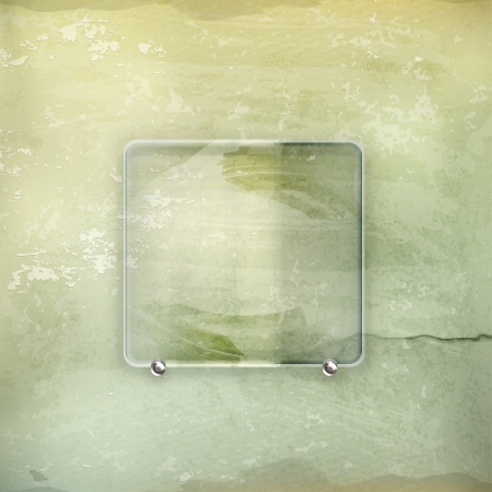 Banner glass, old-styleのイラスト素材