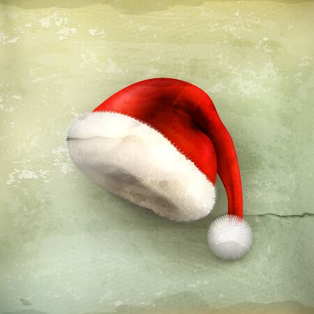 Santa Claus hat, old-styleのイラスト素材