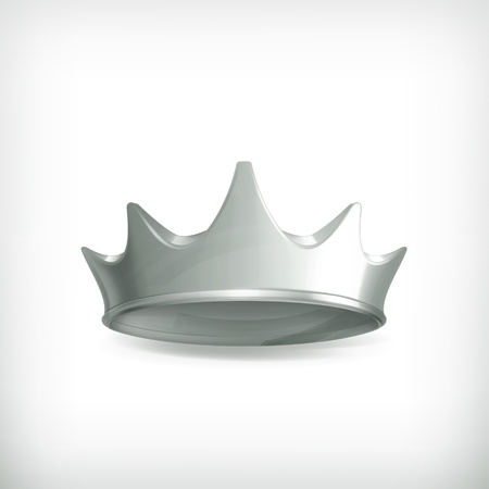 Silver crownのイラスト素材