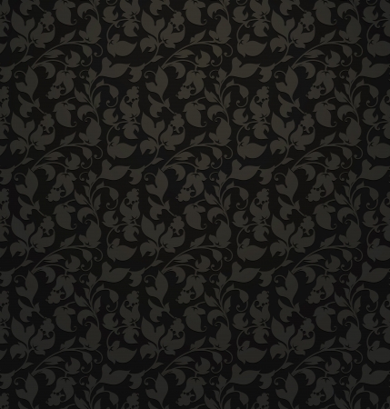 Seamless pattern, blackのイラスト素材