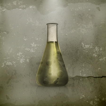 Laboratory flask, old-styleのイラスト素材