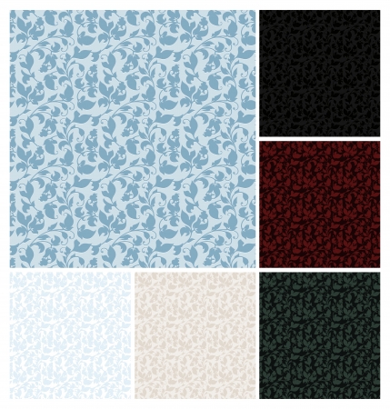 Seamless pattern six colorsのイラスト素材