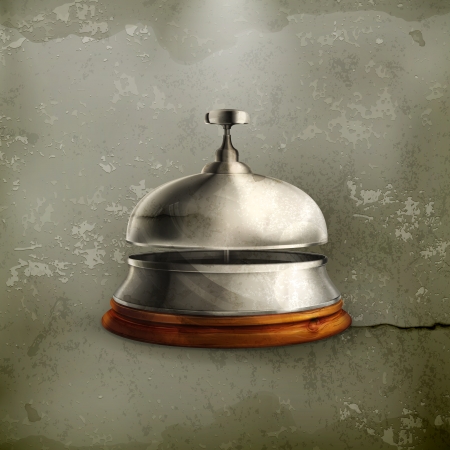 Reception Bell old-styleのイラスト素材