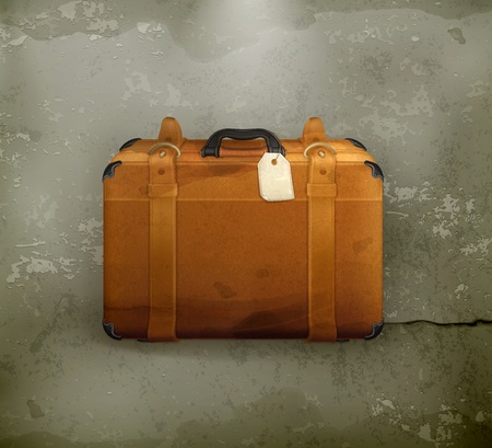Baggage, old-styleのイラスト素材