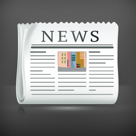 Newspaperのイラスト素材