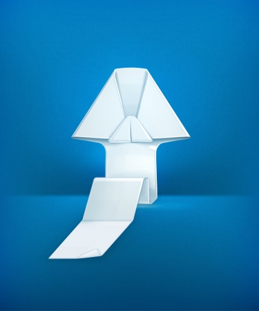 Origami arrowのイラスト素材