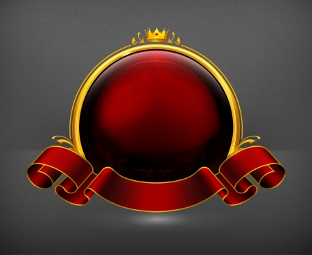 Emblem redのイラスト素材