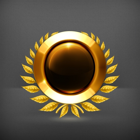 Golden frameのイラスト素材