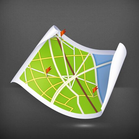 Road Mapのイラスト素材