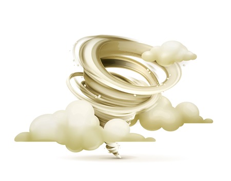 Tornado, vector iconのイラスト素材