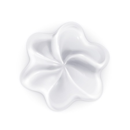 Whipped cream vector iconのイラスト素材