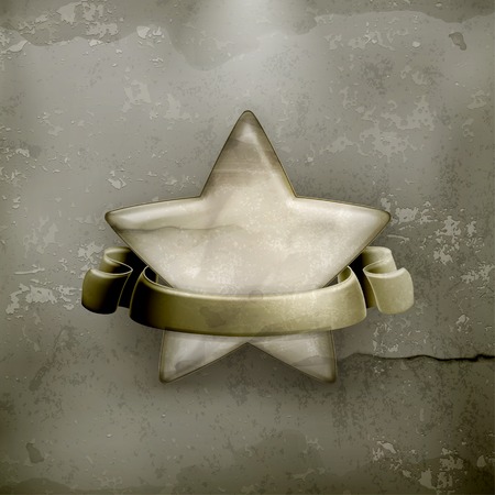 White star old style vectorのイラスト素材