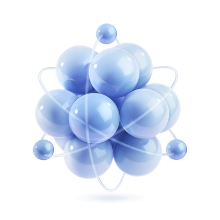 molecule icon vectorのイラスト素材