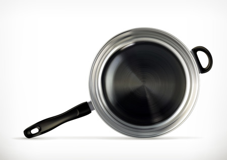 Frying pan, vector iconのイラスト素材