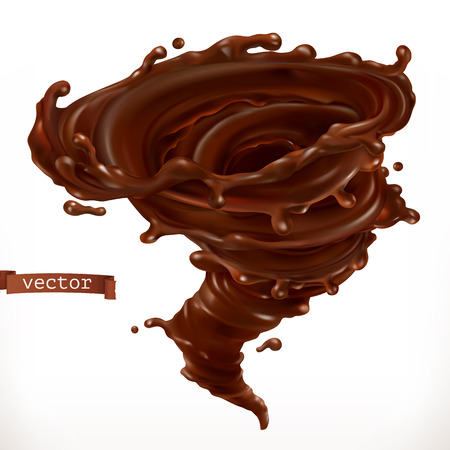 Chocolate tornadoのイラスト素材