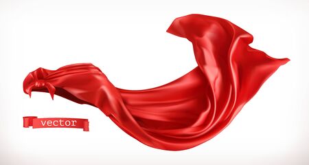 Red Cloak on whiteのイラスト素材