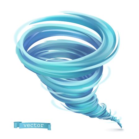 Tornado on whiteのイラスト素材