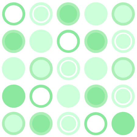 seamless background made of turquoise circlesのイラスト素材