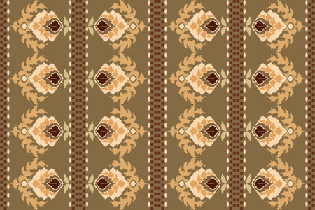 Seamless African pattern. Ethnic carpet with chevrons. Tribal vector illustration for web design or print.のイラスト素材
