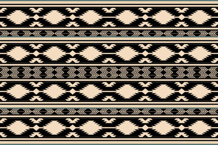 Seamless African pattern. Ethnic ornament on the carpet. Aztec style. Tribal ethnic vector texture....