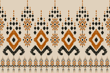 Ethnic boho seamless pattern. Patchwork texture. Weaving. Traditional ornament. Tribal pattern. Folk motif. Can be used for wallpaper, textile, wrapping, web page background.のイラスト素材