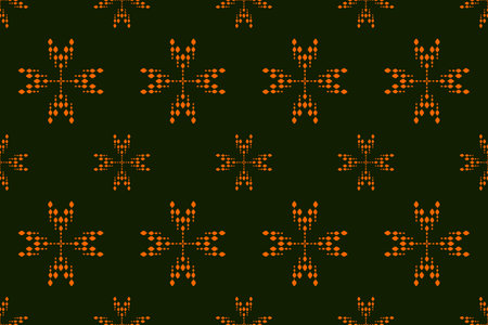 Ethnic boho seamless pattern. Patchwork texture. Weaving. Traditional ornament. Tribal pattern. Folk motif. Can be used for wallpaper, textile, wrapping, web page background.のイラスト素材