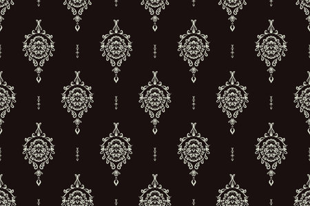Seamless pattern in the style of baroque. Vector illustrationのイラスト素材
