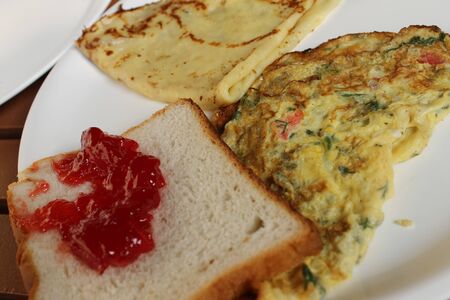breakfast of tourist