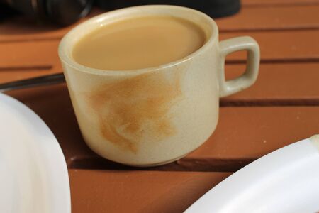 A cup of coffeeの写真素材