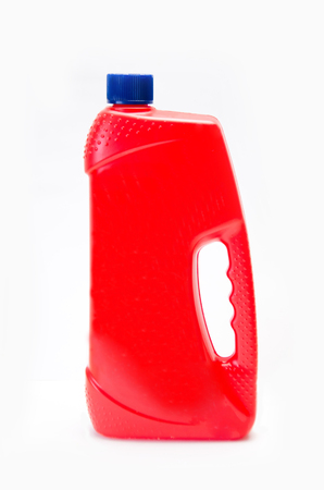 packaging for chemistry on white background selective focusの写真素材