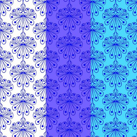 Doodle branched pattern seamless in art Decoのイラスト素材