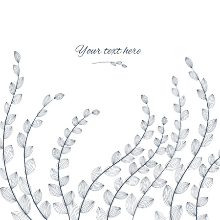 Wildflowers vector illustration.のイラスト素材