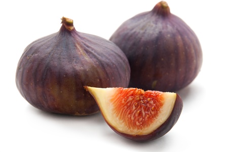 Figs on White Backgroundの写真素材