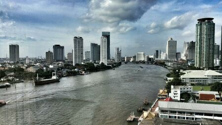 View near river in Bangkokの素材