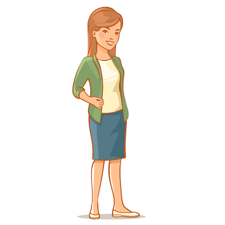 portrait of motherのイラスト素材