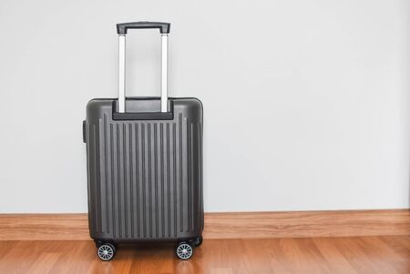 Travel bag when travelingの写真素材