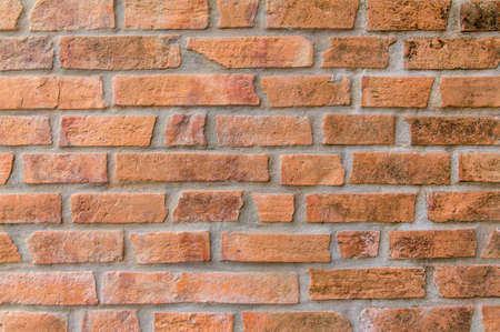 Red brick wall background textureの写真素材
