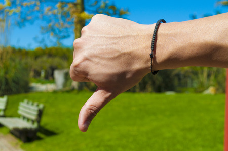 Don't likeの写真素材