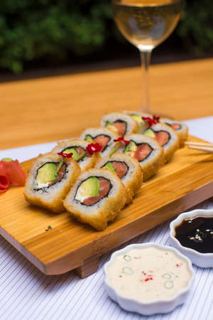 Maki sushi japanese gourmet restaurant food