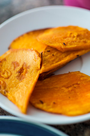 sweet potatoes chips food snack fried
