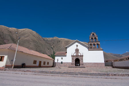 Old Antique Chapel Church Cusco peruの写真素材