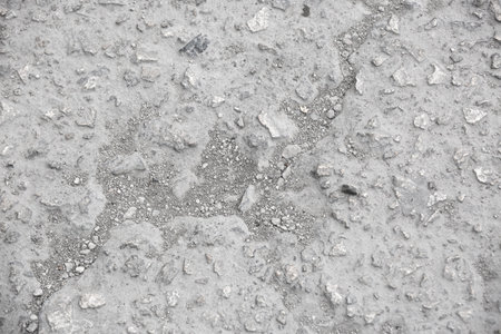 Cement sidewalk pavement Simple gray textured backroundの写真素材