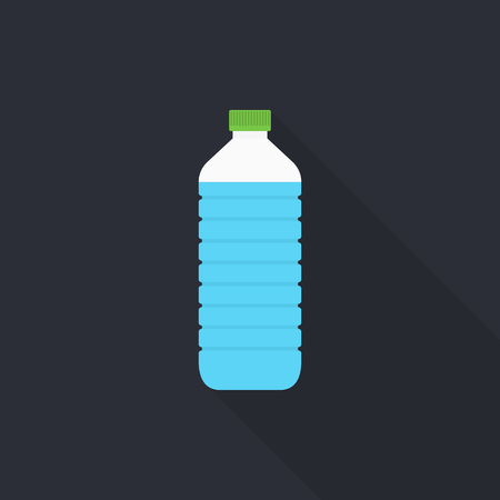 Bottle of water, Plastic bottleのイラスト素材