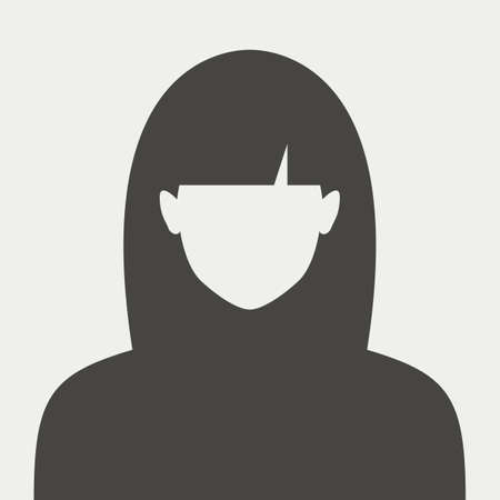 Female avatar profile pictureのイラスト素材