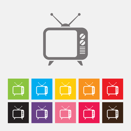 TV icon - Vectorのイラスト素材