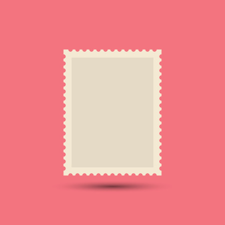 Postage stamp iconのイラスト素材